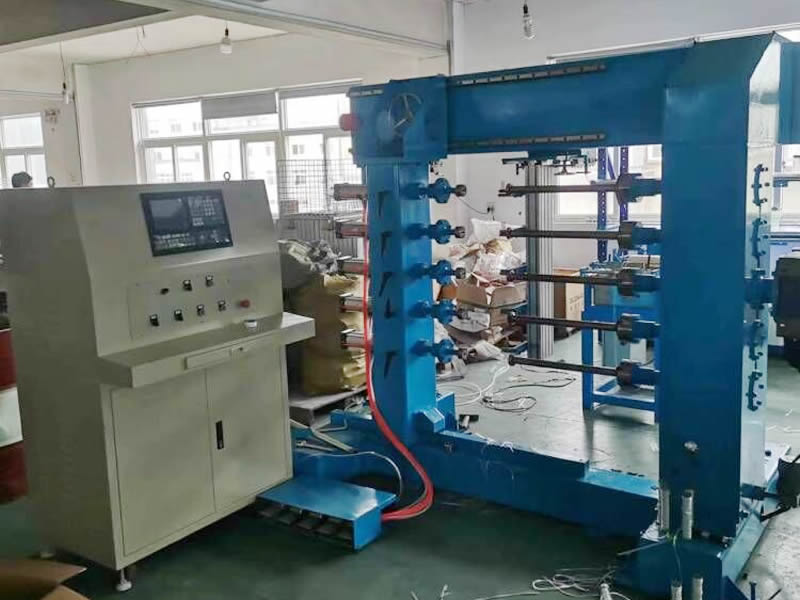 Electric sleeve arrester winding machine