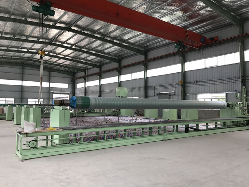 pipe winding machine production line
